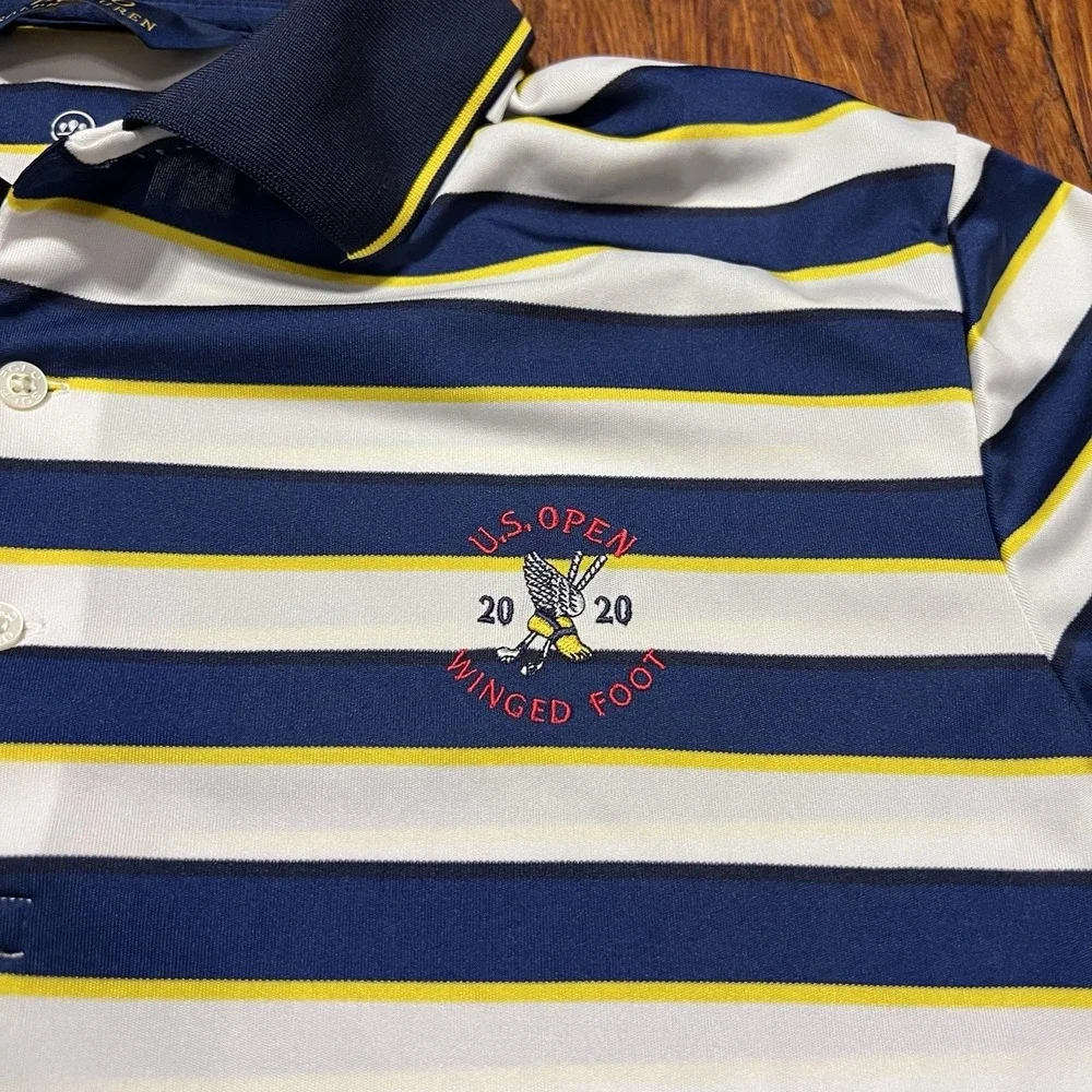 Polo Ralph Lauren US Open 2020 Winged Foot Performance Polo Shirt Men's L Golf